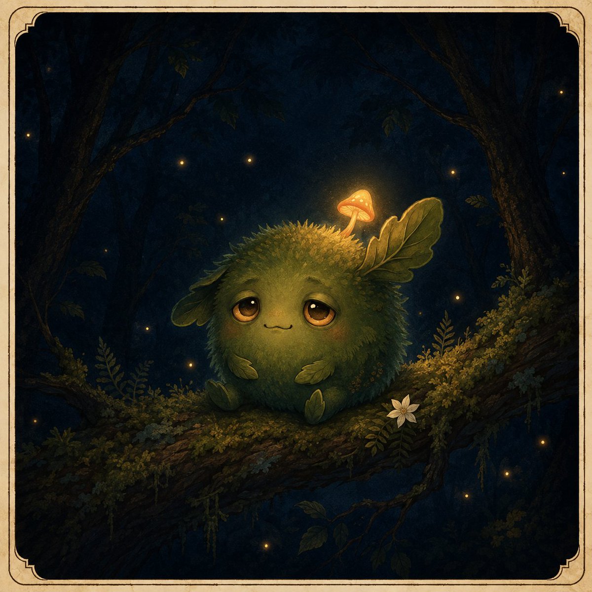 YasiBloomNFT's tweet photo. Week one in the Midnight Garden 🌙
Five little souls minted, three platforms opened, and one jasmine hidden in every piece.
Thank you to everyone who stopped by. This garden just started growing.
#WeeklyArtShare #MidnightGarden #CozyArt #NFTArtist https://t.co/8Q1rRmrEoH