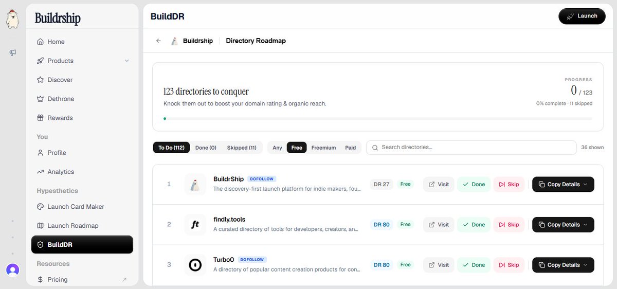 AayanSharma91's tweet photo. I just Made a Free List of Directories To Submit 

findly tools
nicklaunches
rankinpublic
betterlaunch
buildrship
divvlaunches
frazier
daniellaunches
lemonlaunch
turbo0
scrolllaunch

Did I Miss Any?? https://t.co/X1NFZh3l9C