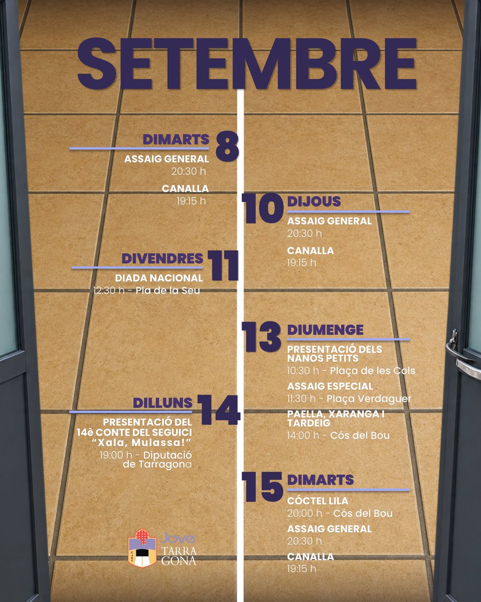 JoveDeTarragona's tweet photo. Setembre: no cal dir res més 💜

#FemElPas #castells https://t.co/Nhy9gcAokm