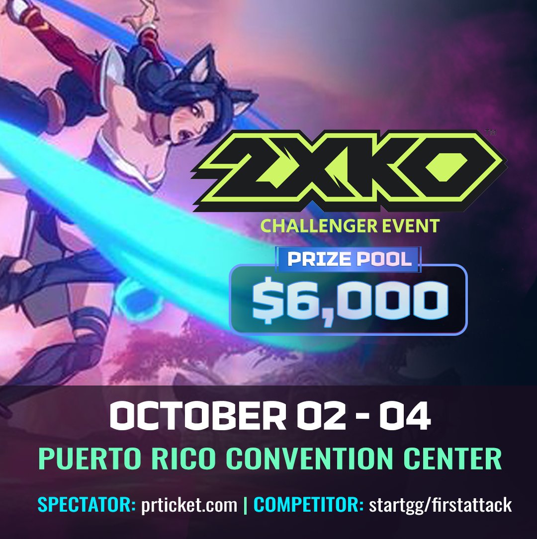 FirstAttackPR's tweet photo. Register for our #2XKO Mixed category at #FA2026 for a chance to go home with big prizes.

Competitor registrations for #FirstAttack close soon, so don't miss out!

To register for FA2026 visit:
https://t.co/IrK8lNgiGU https://t.co/Vb2otjiGUt