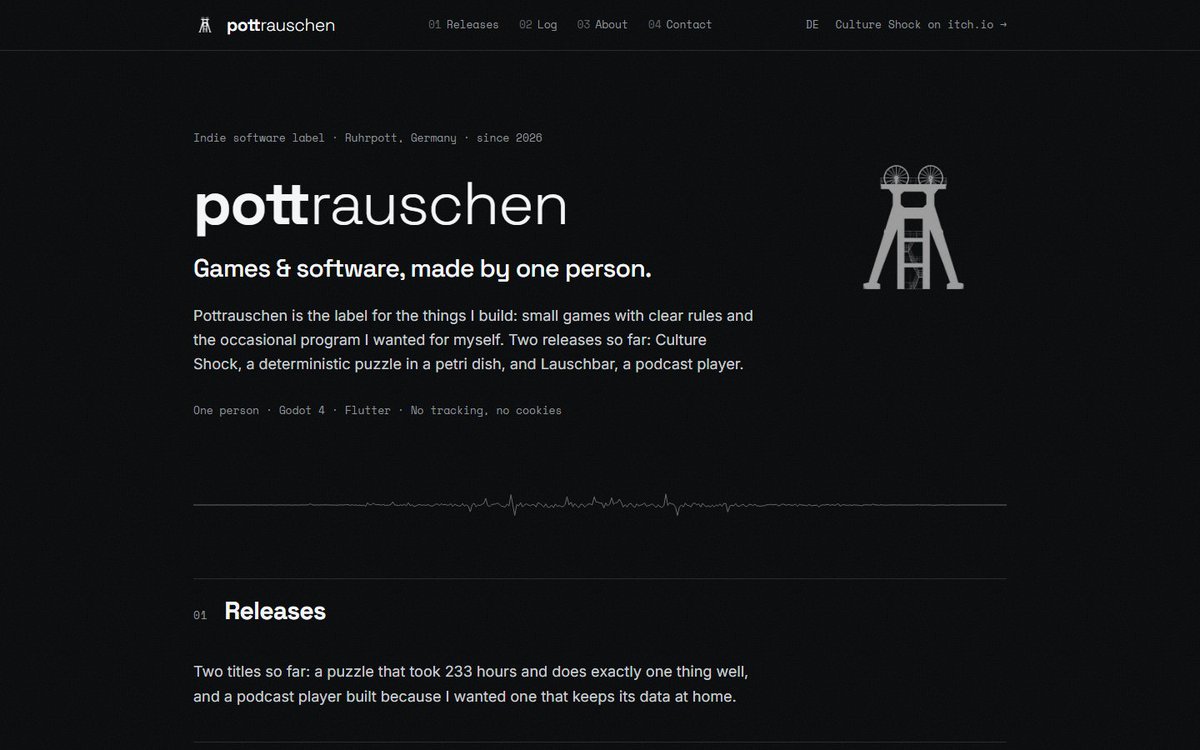 pottrauschen's tweet photo. https://t.co/GcuSzJCkWG is live. The label's catalogue on one page: what has left the house, dated and numbered. No cookies, no tracking, no newsletter.

PR-001 Culture Shock is out. PR-002 in the next post.

https://t.co/GcuSzJCkWG https://t.co/326cobt0mn