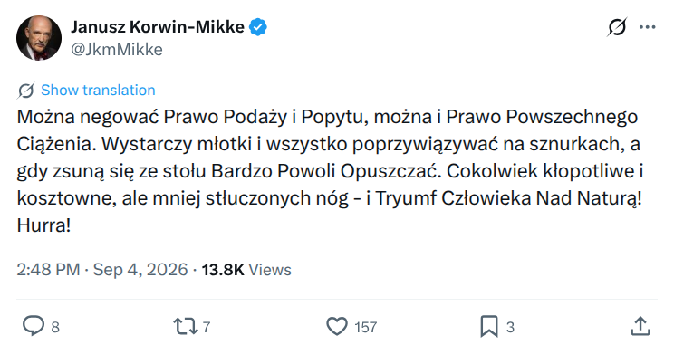 KarasekUS's tweet photo. Już pitekantrop z neandertalczykiem wymieniali np. jajka na ryby, określając ich wartość i odkrywając handel wymienny. #rynek

Potem człowiek nauczył się myśleć abstrakcyjnie, wymyślił pieniądz i zauważył, że #ceny zależą od tego, za ile jedni są skłonni kupić, a drudzy sprzedać. https://t.co/Cq2w6Q9D5v