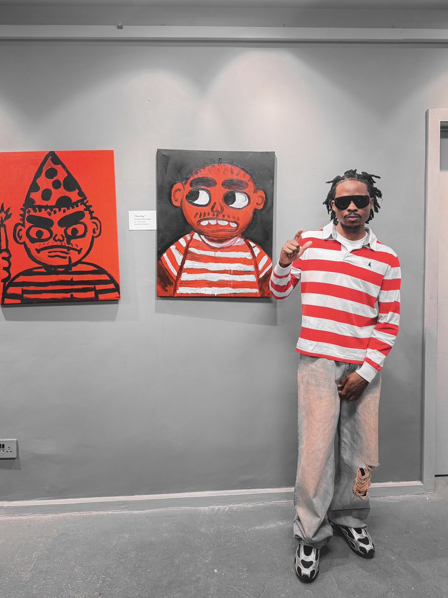 lamid3__'s tweet photo. the art came dressed like me https://t.co/Q0YmyhikYp