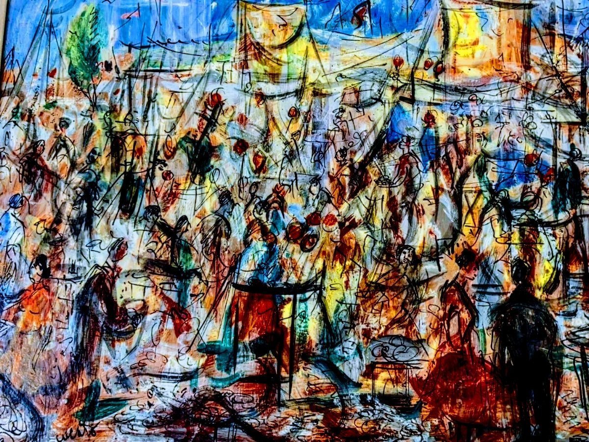 brentksilver's tweet photo. Strong colours rollicking create motion & activity. Rich tones & masterful shading give depth & dimension. #Cucaro
#artshare #art #artwork #artlovers #SF #Artforum #Artnet #midcentury #1960s #abstractart #artgallery #artmoots #SFMOMA #artistcommunity #artistcornerTS #ArtistOnX https://t.co/bprsB7VPVN