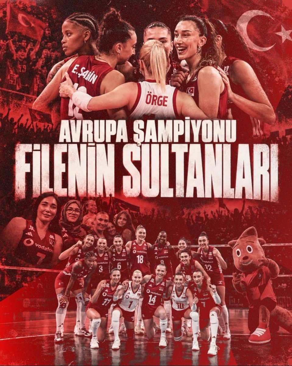 dsigovtr's tweet photo. Avrupa Voleybol Şampiyonası’nda bizlere bir kez daha gurur yaşatan Filenin Sultanları’nı tebrik ediyor, emeği geçen tüm sporcularımızı ve teknik ekibimizi kutluyoruz. https://t.co/BPUG0UXanK