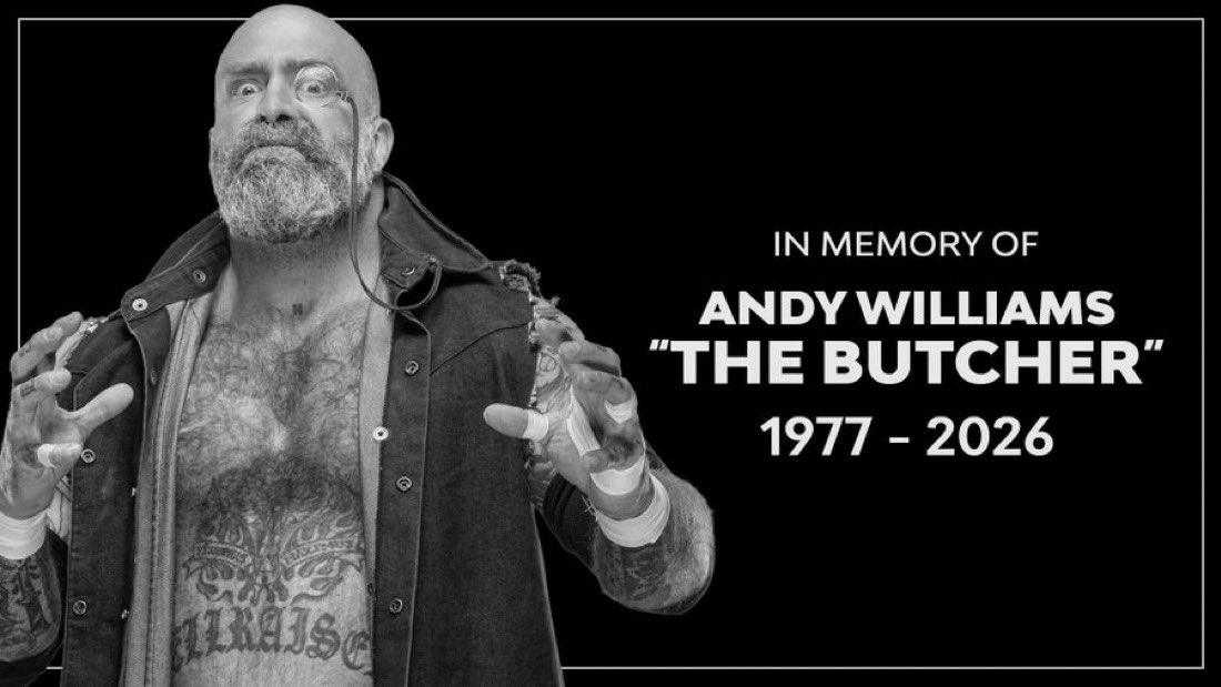 MarkSterlingEsq's tweet photo. Butch was one of the best dudes you could ever have the privilege of knowing.

He was so interesting, so smart and wise, and above all, so incredibly kind. He genuinely cared about people. Andy had this ability to make whoever he was talking to feel special, loved, and worth his time. Everyone mattered to him.

I legitimately loved talking to him. A conversation with Andy would leave you either incredibly entertained, inspired, or usually both.

I don’t think I’ve ever met anyone who lived a fuller or more interesting life. He was a legit famous rockstar who decided to become a professional wrestler because he thought it was cool. And then he actually did it. He made a life out of playing music and being a pro wrestler. I’m not sure it gets much cooler than that.

He was also tough. Obviously physically tough, but he had a toughness about who he was as a person too. He wouldn’t let you get away with bullshit. If you needed to be called out, Andy would call you out and you knew it came from a place of caring.

When I started with AEW, he was one of the first people to make me feel like I belonged there. There was no hierarchy with him. Everyone was on an even playing field. That was just the way he treated people.

Just a few months ago I got to catch up with him and perform together in Maine. I’m so grateful I got that time with him.

Everyone loved Andy.

There was a reason for that.

He was just the fucking best.
