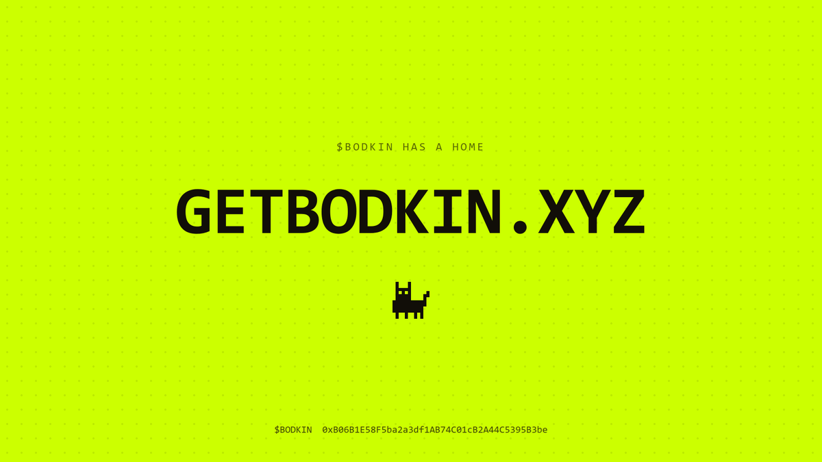 BODKINGOOD tweet picture