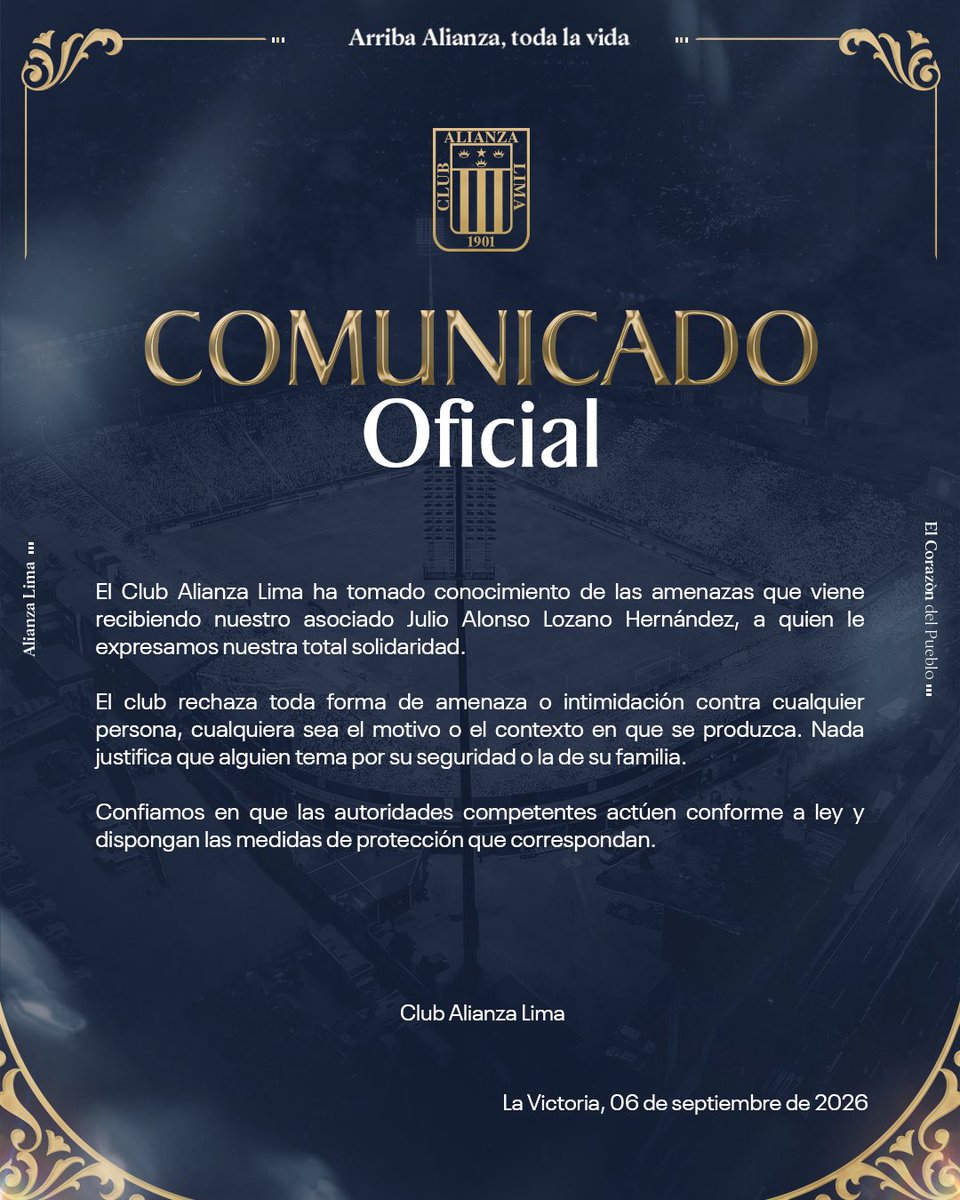 ClubALoficial's tweet photo. 📄𝐂𝐨𝐦𝐮𝐧𝐢𝐜𝐚𝐝𝐨 𝐨𝐟𝐢𝐜𝐢𝐚𝐥. https://t.co/aKt60OZlgy