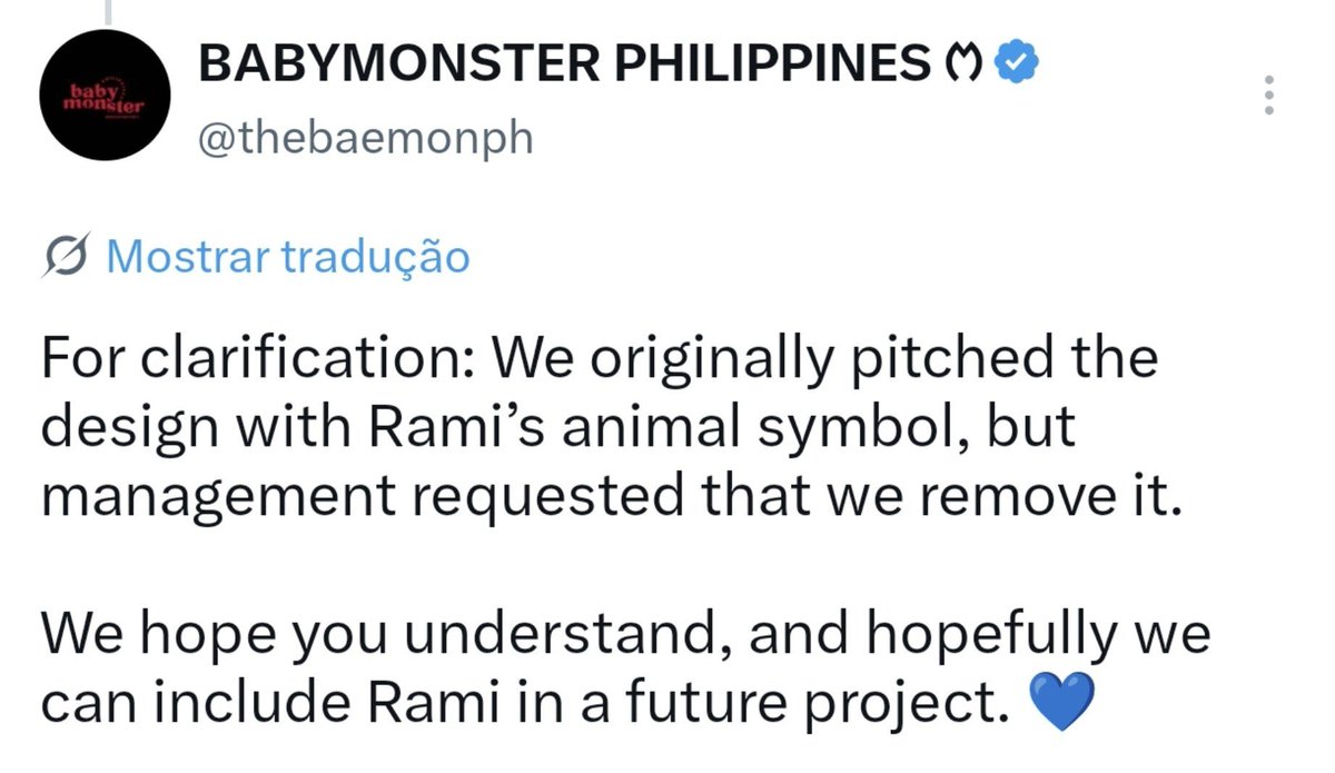 RamiBrasil's tweet photo. ℹ️ | A BABYMONSTER Philippines preparou um bolo com os 7 animais que representam as integrantes, mas a equipe da YG solicitou a remoção do símbolo da Rami (🐬), deixando apenas os das outras seis integrantes.

#RAMI #BABYMONSTER https://t.co/hHAWVuZVEk