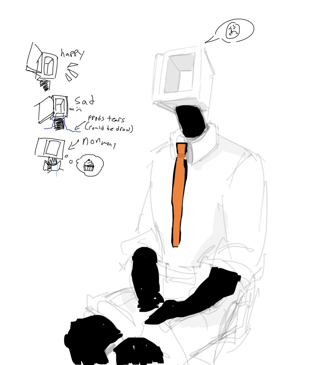 Fhejdbwjs's tweet photo. Also I wanna do fun facts now REPLY SITH YOUR OC FUN GACTS BRI 

Fact #1

Boxheads “lid” kinda acts like a mood indicator, she can control where it goes but it’s like an unconscious thing she has to manually stop. This is why she’s a bad poker player at times https://t.co/QZIwclaggB