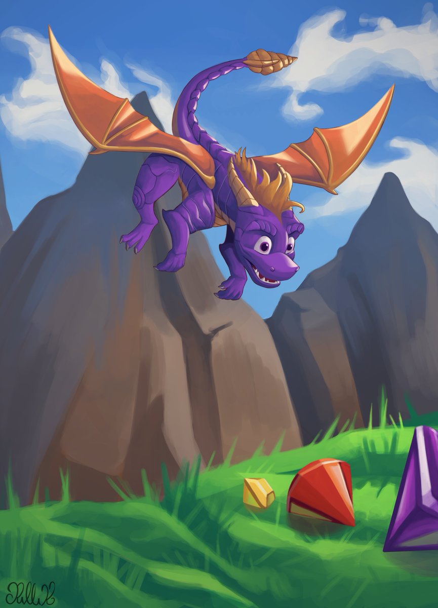 KillikEagle's tweet photo. Spyro fanarts! I recently finished the games and I really love all of them! 
#SpyroCommunityDay #LegendofSpyro #Spyro #fanart https://t.co/rvJIjFgfTU