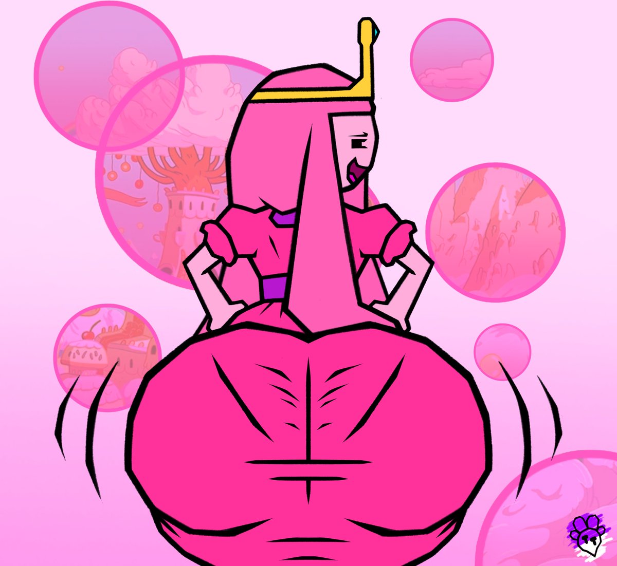 MeepingMorpo's tweet photo. Princess Bubblegum? More like…Princess Bubbleguts…

(Like come on, she HAS to get bubble guts like CRAZY…) https://t.co/ed7M0bXTQs