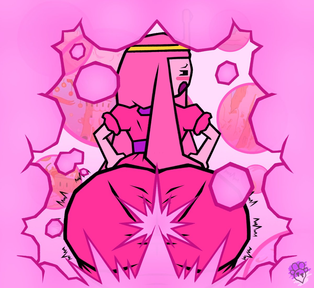 MeepingMorpo's tweet photo. Princess Bubblegum? More like…Princess Bubbleguts…

(Like come on, she HAS to get bubble guts like CRAZY…) https://t.co/ed7M0bXTQs