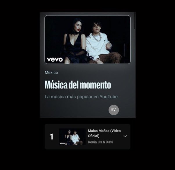 K0sNetwork's tweet photo. “Malas Mañas” encabeza la lista de los videos más populares en YouTube Mexico. 🇲🇽

logrando +210K en su 3er dia aun faltando 5hrs para el cierre. https://t.co/fiRea7W68O