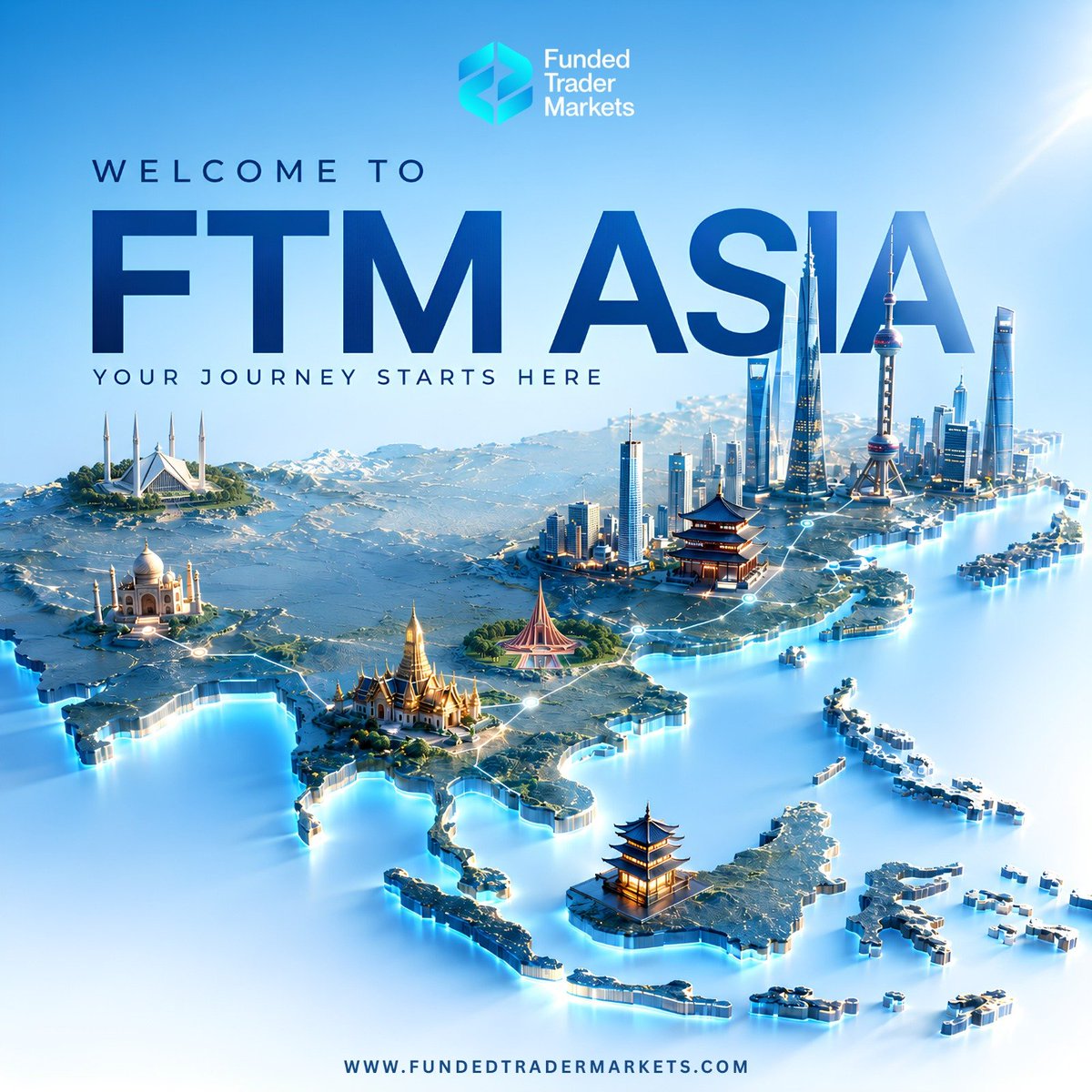 FTMAsiaHQ's tweet photo. Asia, we’re officially here. 

Welcome to FTM Asia  built to bring the #NewAge of prop trading closer to traders across the region.

🇮🇳 🇹🇭 🇯🇵 🇧🇩 🇨🇳 🇵🇰 and beyond.

Follow @FTMAsiaHQ and join the journey. Asia, it’s your time. 

#FTM #NewAge https://t.co/vRk3MJQsvR