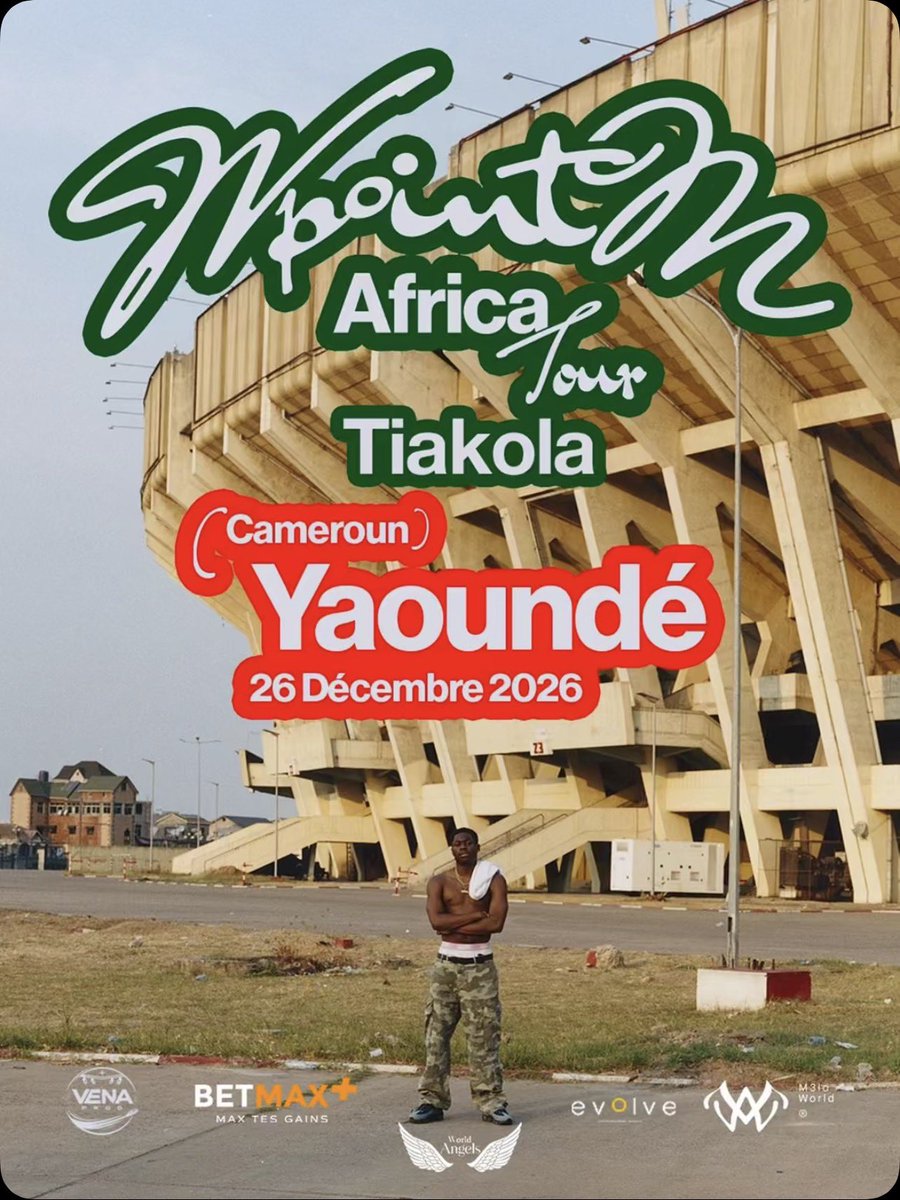 MbokoJam's tweet photo. HOBAM | Tiakola au Cameroun en decembre 

Né à Bondy, d’origine congolaise, il choisit l’Afrique pour son premier grand tour. Après Abidjan et Dakar, Yaoundé entre dans l’équation. Le Cameroun a rendez-vous. https://t.co/p1uDN5942u