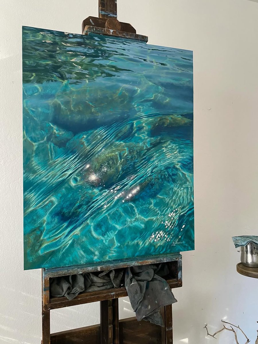 irinacumber72bu's tweet photo. A lot is happening behind the scenes. I’m finishing a personal project and working on a new series that I will start sharing soon.

I’ve been trying to give my paintings more time. Resisting the pressure to share something new as fast as possible, wh... https://t.co/V5wh7plYNt