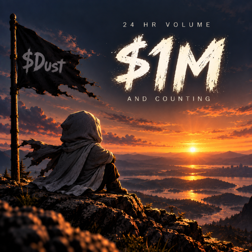 dustastermascot's tweet photo. $1m daily volume and counting https://t.co/atMmSLhZkJ