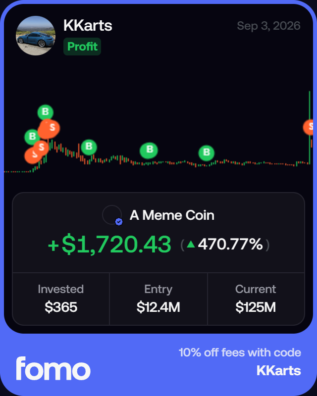_KKarts's tweet photo. My grandchildren will be asking why I didn't slam everything I had into $MEME at 3M market cap. I had $80 at the bottom 😂😂😂 CHUD LIFE 🍿 https://t.co/bZFnrgFcSe