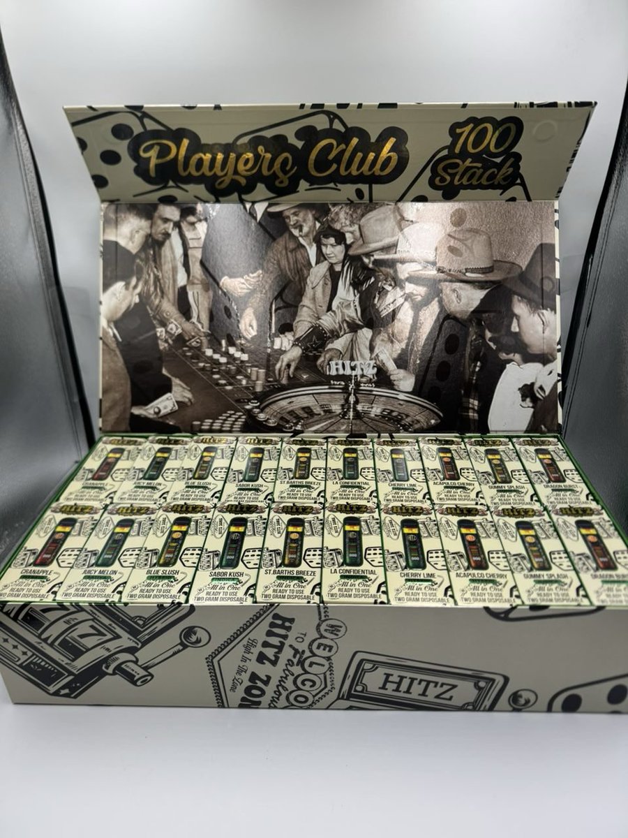 Highplow's tweet photo. HITZ 2g “PLAYERS CLUB” ♥️🎱♠️🃏

10 pc  $20 each
50 pc $13.5 each 
100 pc $12.5 each 
500 pc $11.5 each 
1000 pc $10.5 each 
2000 📲HMU https://t.co/ow491OorhR