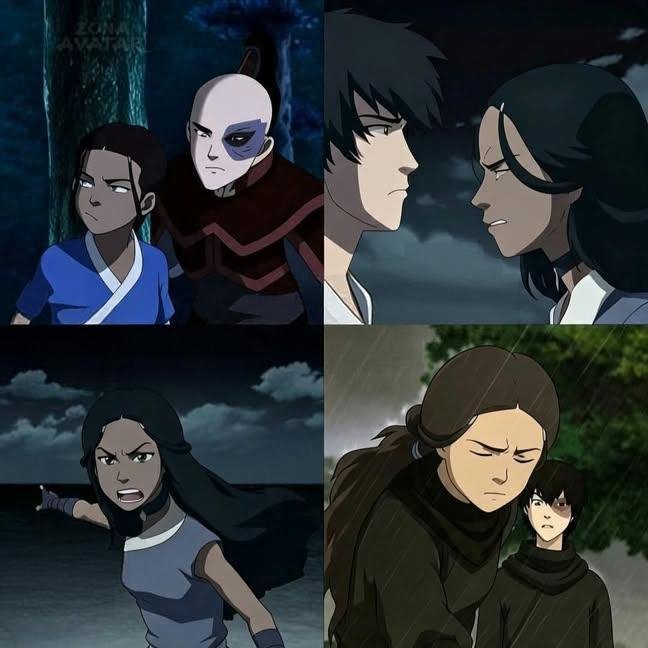Lordsjerry_14's tweet photo. Katara’s disdain toward Zuko in Book 3 was completely justified. Some people criticize her for it because they care more about Zuko’s feelings than the trauma of a girl whose mother was murdered by someone from her own nation.

Katara didn’t owe Zuko anything. She had every right to be angry, distrust him, and need time to process what she had been through.