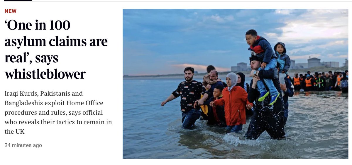 ShipleyWrites's tweet photo. Exclusive:

Only 'one in 100 asylum claims are real' according to a whistleblower. 

They reveal other shocking details of widespread fraud in the asylum system. 

Great to work with @matt_dathan to get this story out

(Link below) https://t.co/XpZwuYzPbn