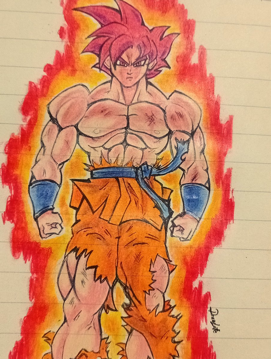 ArtByLotte19's tweet photo. Goku ssg (Gi de Whis/dañado)

#fanart #dragonballsuper #ssg 
#supersaiyajingod https://t.co/UBYgCB0naH