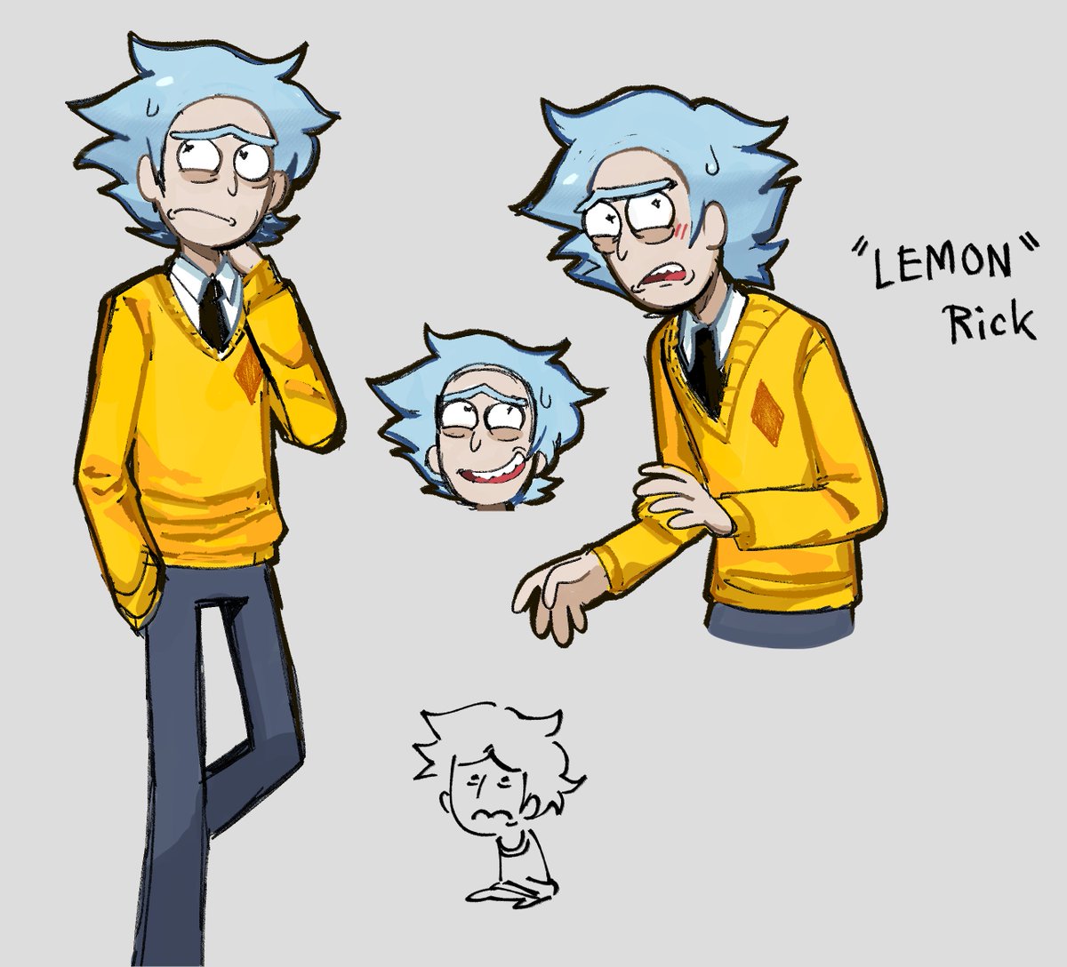 throttlefuku's tweet photo. just made a rick sona hi guys https://t.co/HpQChwltDI