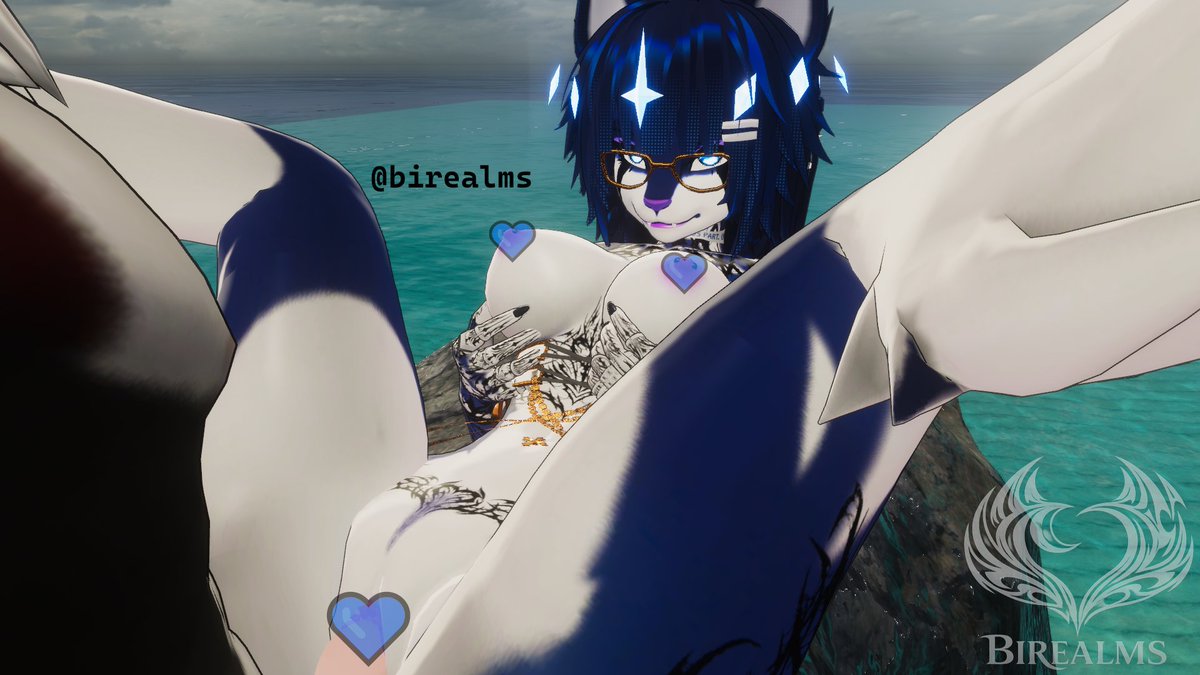 birealms's tweet photo. The ocean isn't the only thing wet today 🌊

Nyra enjoying the view.

#NSFW #FurryNSFW #VRChatNSFW #ERP #Lewd #Nyra #Kaos #Birealms https://t.co/SgyK8AnqOz