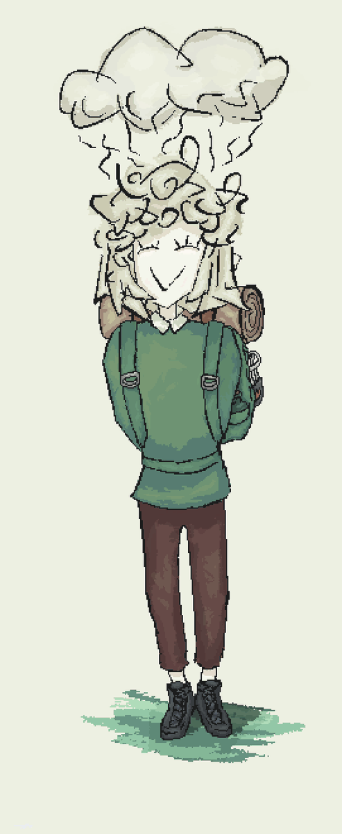 lethargy_potion's tweet photo. commission i drew for a friend,, 
Vapo the steam witch!

#pixelart https://t.co/338ZWBH64l