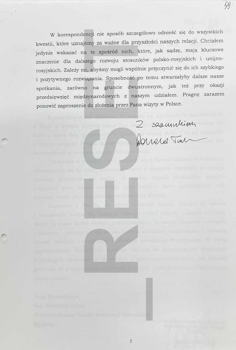 Cenckiewicz's tweet photo. Panie Premierze @donaldtusk pamiętam - nawet to opisywałem - jak w czerwcu 2008 r. gratulował Pan objęcia funkcji premiera Władymirowi Putinowi, wiążąc z tym swoje wielkie polityczne nadzieje…

A zatem skoro Pan gratulował temu mordercy, i realizował politykę prorosyjską, to niech Pan dziś innych nie uczy „polityki” i od „zdrajców” czy „idiotów” nie wyzywa! 

Nikt Pana w tamtym „idiotyzmie” i… nie przebije! 

Piszę to z pozycji sceptycznych wobec AfD, ale i Pańskich prorosyjskich sojuszników z CDU/CSU i SPD! 

Przypominam Pański obszerny list do Putina: