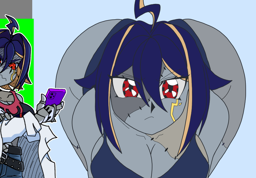 YuseiDr's tweet photo. hace tiempo vi esta referencia y queria hacerla owo https://t.co/yA2KR8us47