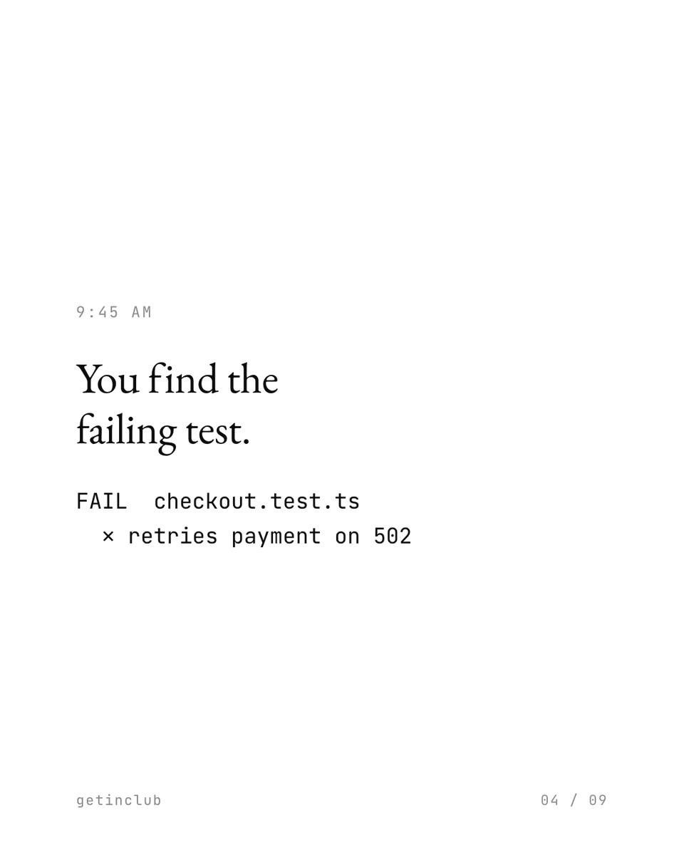 getinhq's tweet photo. What exactly happens at Day-01,
In most cases you will be confused, because its not writing a algorithm , it's a vague ticket, a foreign repo and a deadline.
That's not a knowledge gap, its a practice gap.

Swipe through, and then practice it before it counts. (thread) https://t.co/iRhRaliiuc