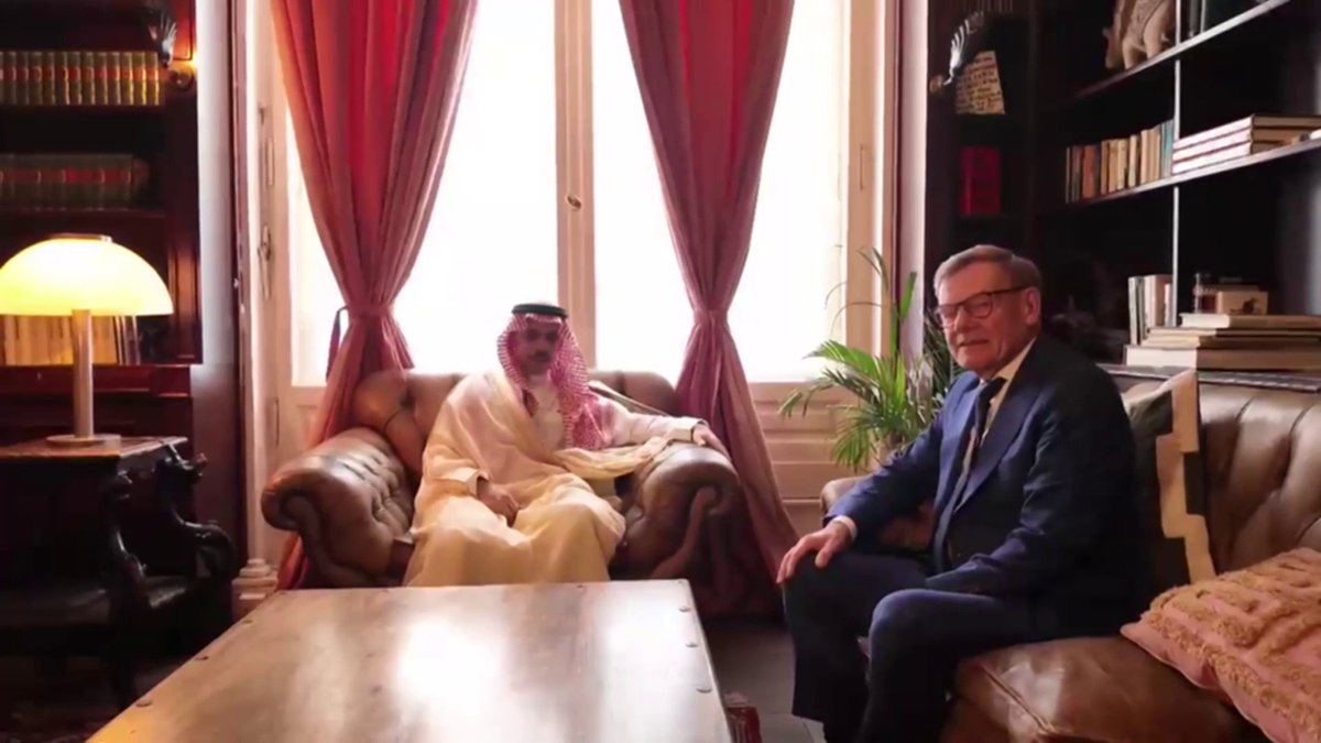 وزير الخارجية يلتقي وزير خارجية ألمانيا، ويستعرضان العلاقات الثنائية والتاريخية بين البلدين الصديقين وسبل تطويرها وتعزيزها في مختلف المجالات 