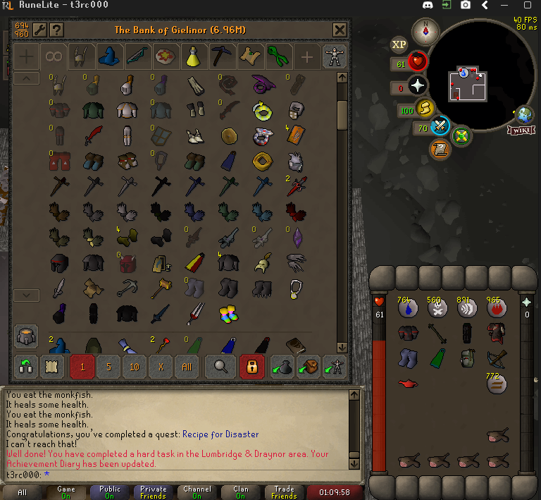elmonodeyou2's tweet photo. Despues de 3 años, se cumplio uno de los mayores logros para un jugador de old school runescape, @Jagex por este juegazo, @ImHugod bro muchas gracias por tus guias, tanto que nos recomendaste estos guantes porfiiiin, puedo decir los tengo.

viva el rune NOJODAAAAA https://t.co/ExY9feWIn3