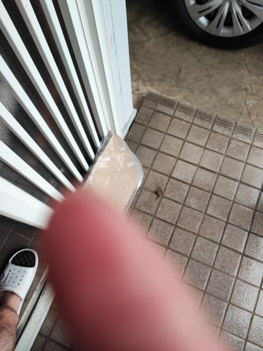 coconut_1989's tweet photo. Amazonさんも置き配していくレベルで雨降ってない

一応袋に入れてはあるけど中身はパソコンパーツ

精密機械＆電子機器

これなら電車動いても…舞台行けたか？
仕事も全休にしちゃったし…って〜か今新幹線の音聞こえたけど ま？ https://t.co/nppHNmlL7p