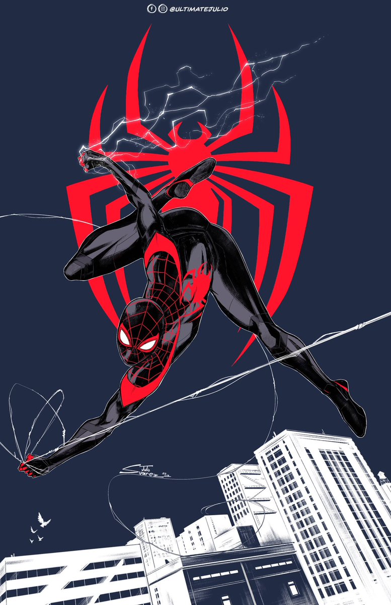 ultimatejulio's tweet photo. Can't believe it's been 8 years since I first played Marvel's Spider-man, so much has changed since then but my love for each and every game is still really strong.

Today I want to share again the art I made for each game to celebrate. https://t.co/EYd8Zb7i81