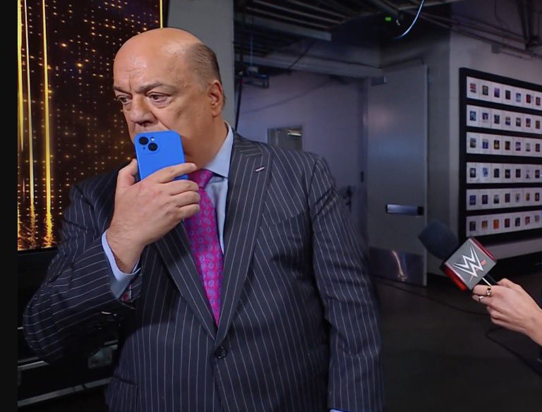 FadeAwayMedia's tweet photo. “OH I WANNA TALK TO U DIRECTLY ABOUT WHAT HAPPENED TONIGHT” 

PAUL HEYMAN ON THE PHONE WITH A MYSTERY PERSON 👀

#SNME https://t.co/G9fiJkHYxf