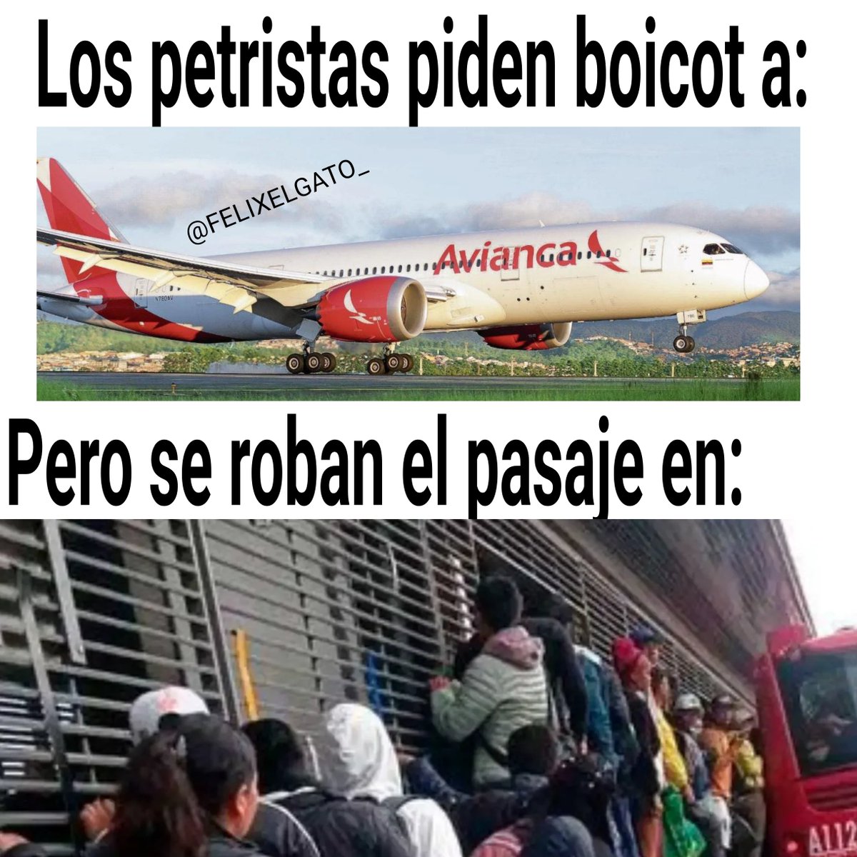 Felixgato80s's tweet photo. @MoronNela @avianca @petrogustavo Jajajaja https://t.co/EVDiLOTW7H