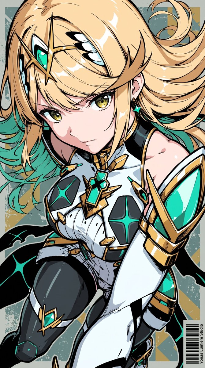 oneesan_aiart's tweet photo. Mythra shines with fierce confidence and radiant power. Her determined spirit and commanding presence make her one of the most unforgettable blades in the Xenoblade Chronicles universe. ⚡

#Mythra #XenobladeChronicles2 https://t.co/62LEwK1Ct7