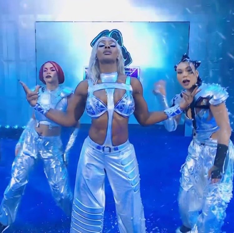 WrestlePurists's tweet photo. TLC-inspired gear for Jade Cargill, Michin and B-Fab!

#SNME https://t.co/IrsoekxdlI