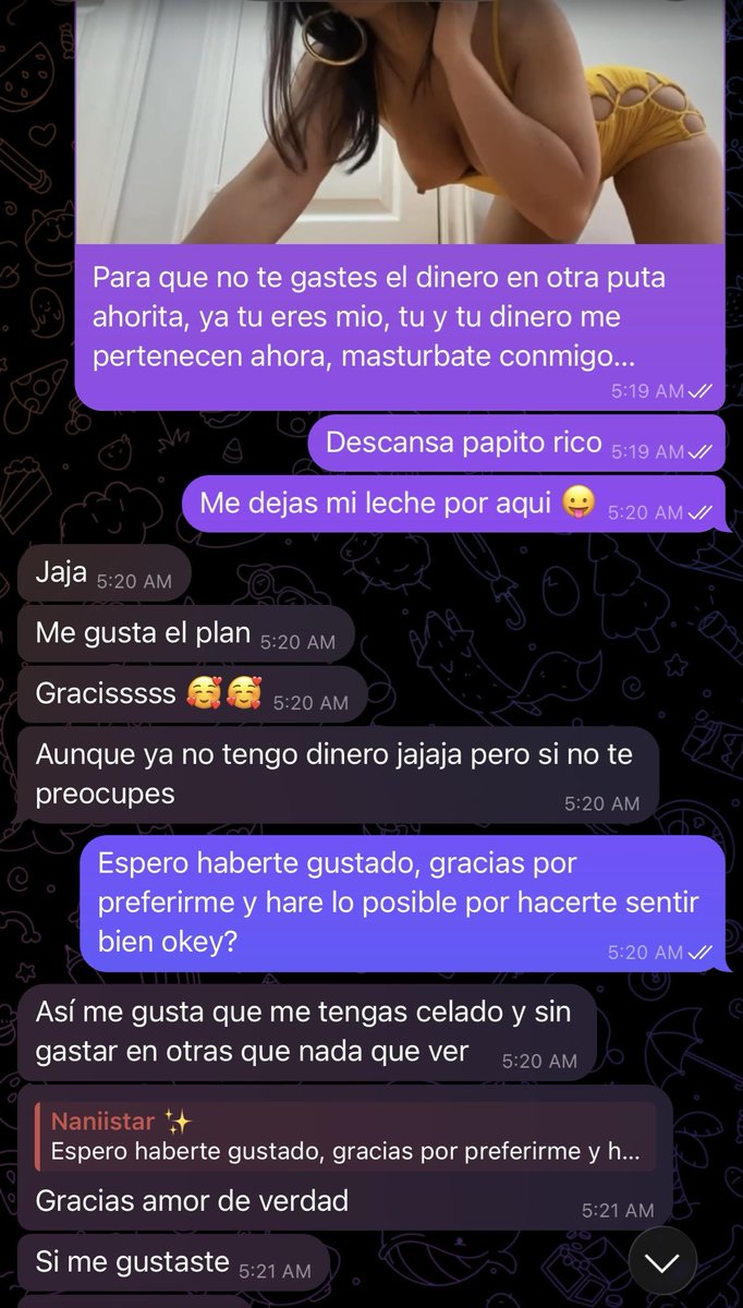 Nudesnanii's tweet photo. Papiiss livianitos y satisfechos 💦🥵😍 https://t.co/AhbU2TWEbJ