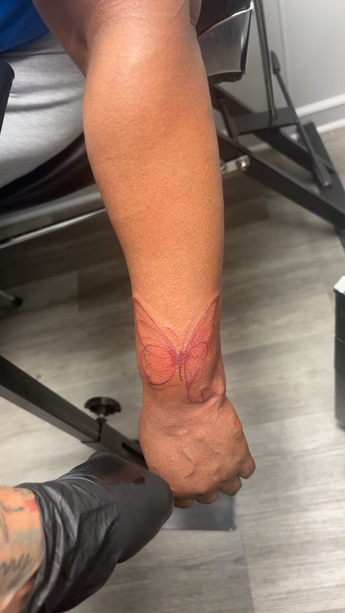 KingsynnInk's tweet photo. #kingsynnink #773ink #Chicago #Butterfly #redink https://t.co/id0B8BrvTx