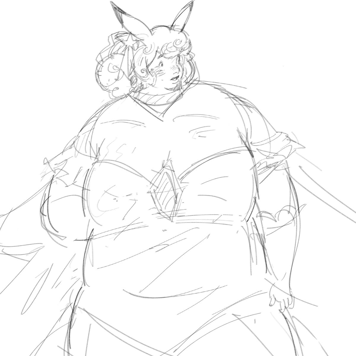 FishsPencil's tweet photo. Drawing my old clefgengar Yuri…lend me the yuri cigar https://t.co/UBAZ9IbFLz