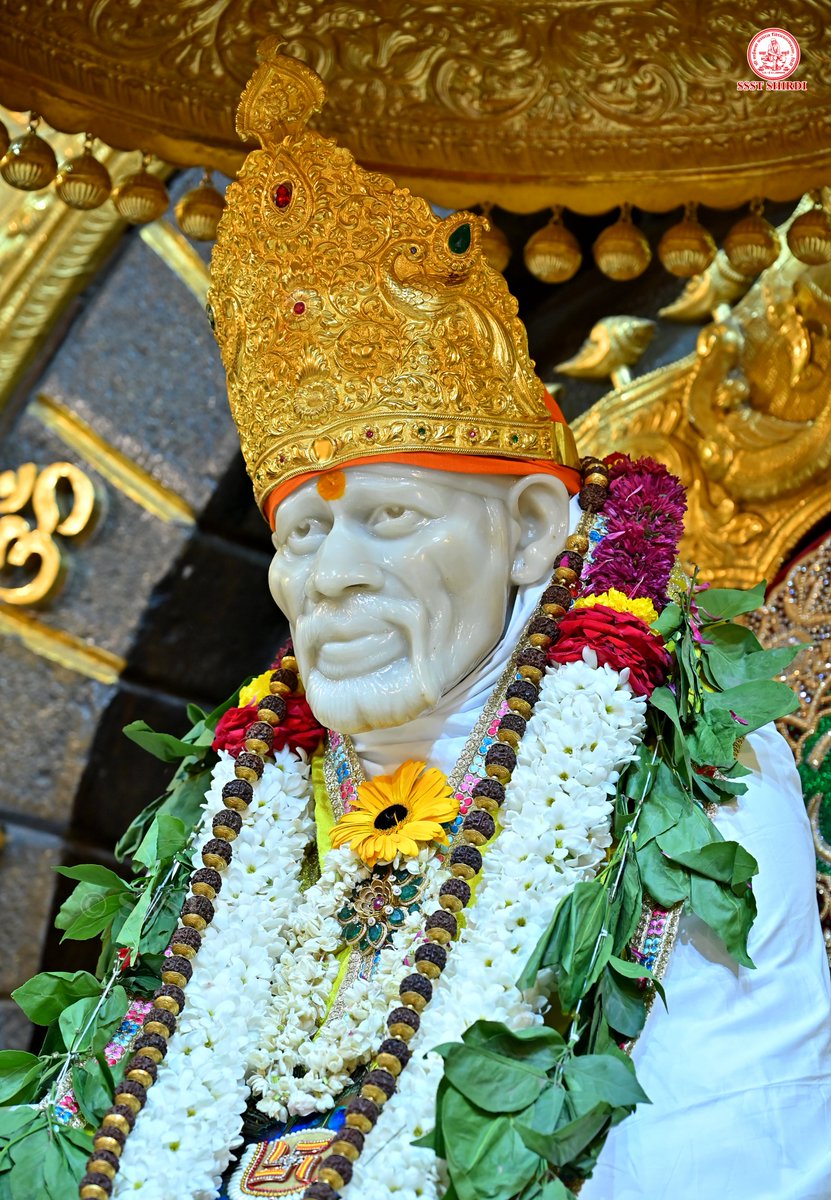 SSSTShirdi's tweet photo. *!! ॐ साई राम !!*
*श्री साईबाबा संस्थान विश्वस्त व्यवस्था,शिर्डी*
*!! ॐ Sai Ram !!*
*Shri Saibaba Sansthan Trust, Shirdi*
≈≈≈≈≈≈≈≈≈≈≈≈≈≈≈≈≈ 
*आरती :-शिर्डी माझे पंढरपुर*
*सोमवार ०७ सप्टेंबर २०२६*  
*Aarti :-Shirdi Majhe Pandharpur*
*Monday 07 September 2026* https://t.co/kK4mTvbo4i