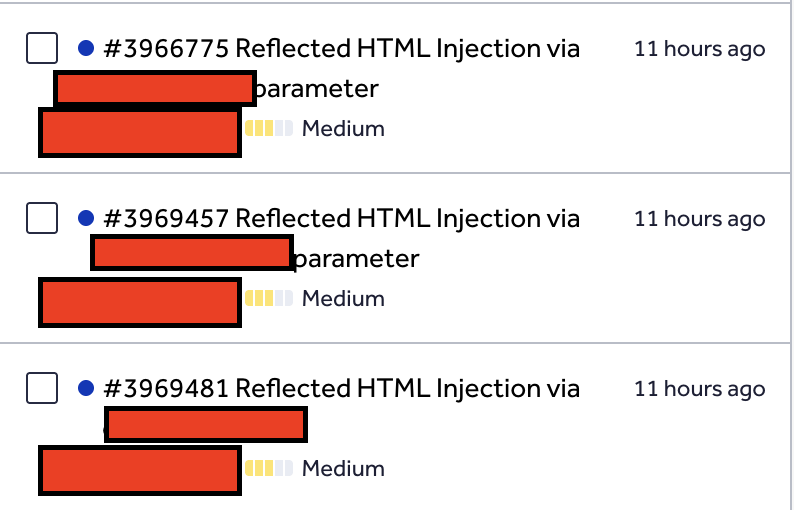 LoganOpSec's tweet photo. Day 25 of documenting the road to $10K in bug bounty.

📥 Reports Submitted: 0
🟡 Triaged: 4
🔵 Pending Review: 4
⚪ Informative: 3
🟣 New: 5
💰 Paid: $1,600 / $10,000
💻 Hunted: 2 HOURS

3 reports moved to pending program review today.

They're all the exact same bug across different subdomains lol.

Also had another VDP closed as Info.

#bugbounty