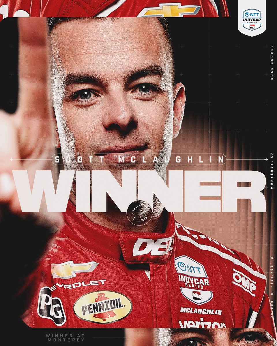 IndyCar's tweet photo. WINLESS DROUGHT SNAPPED 🙌

Scott McLaughlin drives from pole to victory in the season finale at @WeatherTechRcwy! https://t.co/qHm6IK4Xu5