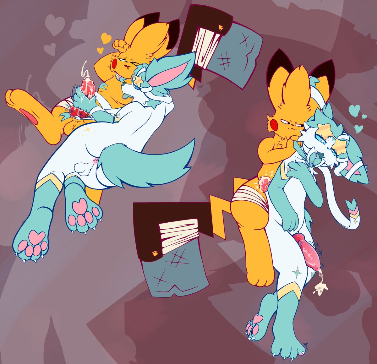 BareRaine's tweet photo. Two switches means twice the fun~
🎨: @JunkBaitn 🩵 https://t.co/FJNsKeWxTs