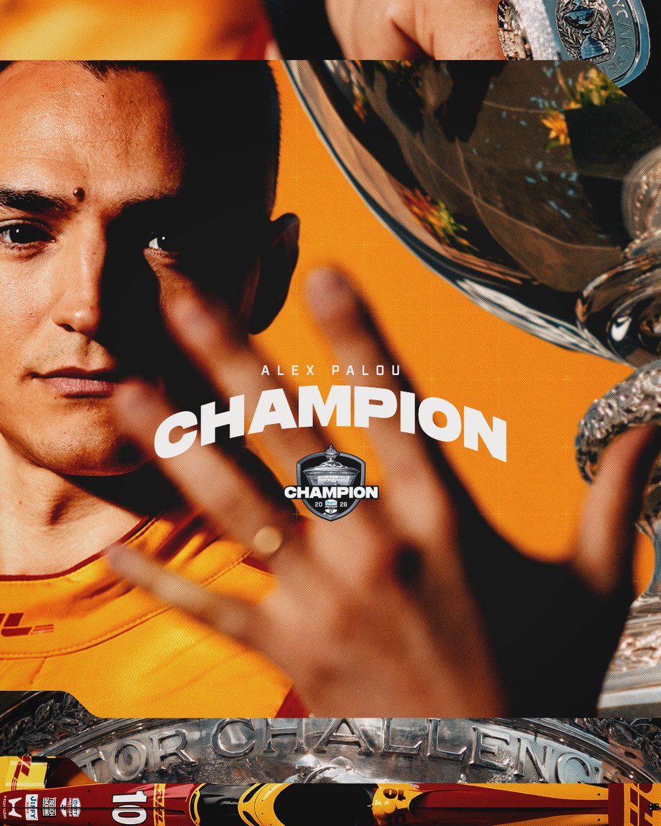 IndyCar's tweet photo. Mr. Perfect. Five-time. Greatness.

The Astor Challenge Cup is yours again, @AlexPalou! 🏆 https://t.co/n8LZSSpyvX