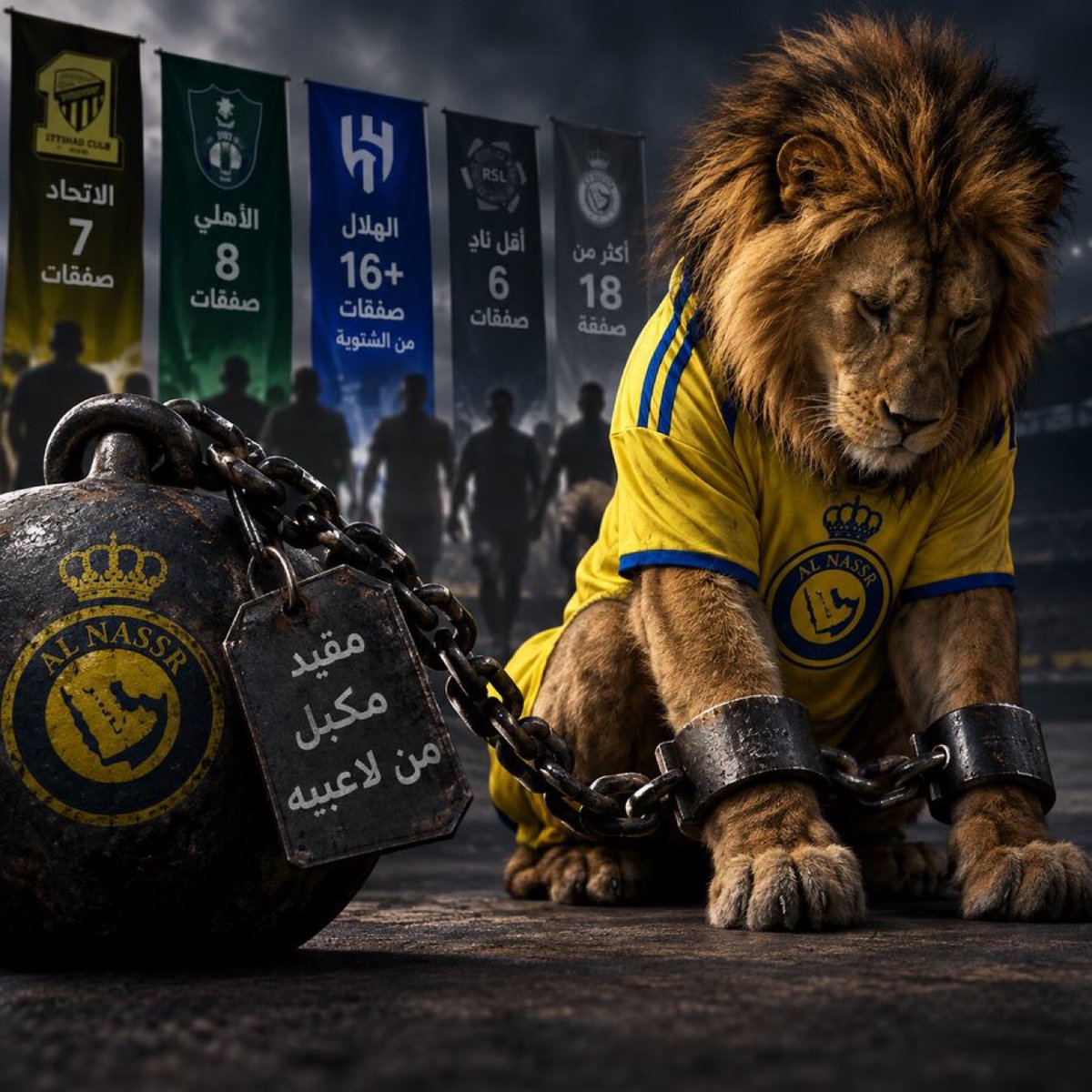 mlth3's tweet photo. موظفين النصر السعوديين مايحسون مثلنا 😱
البرتغاليين 🇵🇹محترقة اعصابهم 😵‍💫

#ابها 18 صفقة #الفيصلي 15 صفقة

اندية الصندوق
#الاهلي 8 #الهلال أكثر من 16 #الاتحاد 7.

مايحدث لـ #النصر  فضيحة
مقيد ومكبّل بل ويُفرّغ من لاعبيه

اللي صاير ضعف ورخامة من إدارة النصر 💛💙 https://t.co/glbwTS14r5